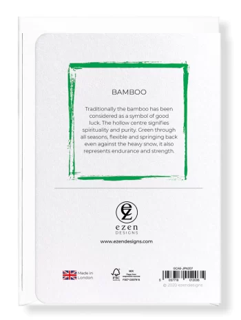 BAMBOO: Japanese Greeting Card
