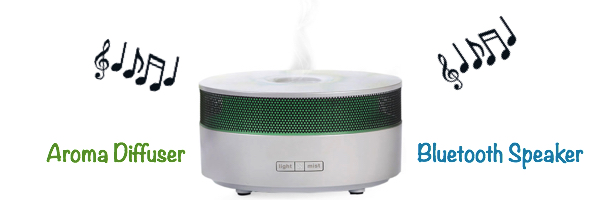 Bluetooth speaker and aroma diffuser wide