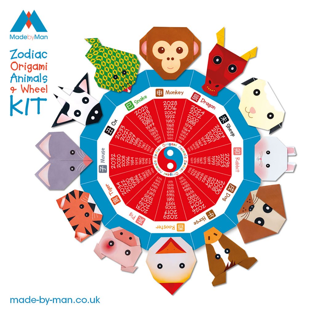 made-by-man-Zodiac-origami-Animals-and-Wheel-kit-picture