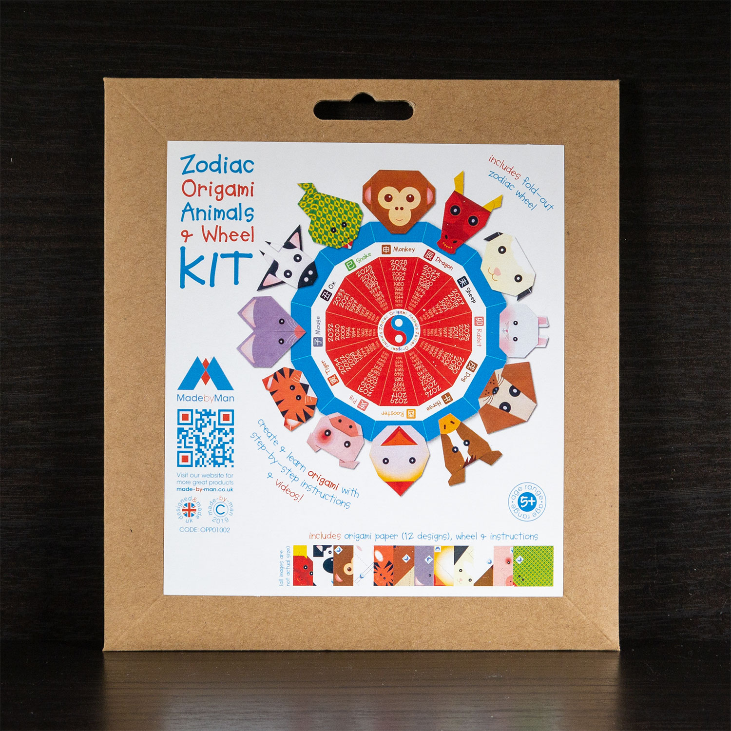 Zodiac Origami Animals & Wheel Kit | Chi Yu